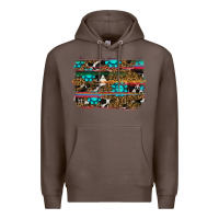 Coffee western background Premium Hoodie - RanaPortraitStore