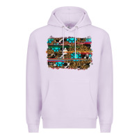 Lilac western background Premium Hoodie - RanaPortraitStore