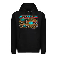 Black western background Premium Hoodie - RanaPortraitStore