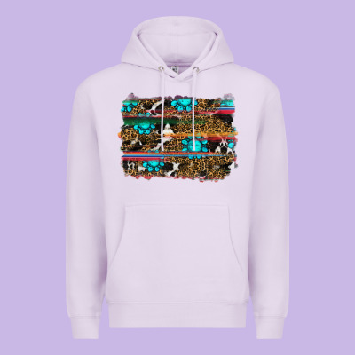 Western Background Premium Hoodie Designed By Ranaportraitstore