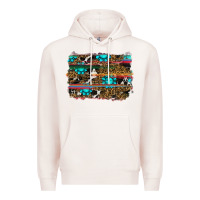Pale Pink western background Premium Hoodie - RanaPortraitStore