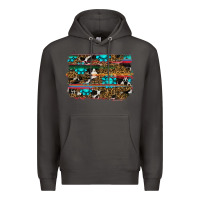 Smoke western background Premium Hoodie - RanaPortraitStore