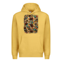 Antique Gold western  background Premium Hoodie - RanaPortraitStore