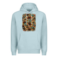 Blue Mist western  background Premium Hoodie - RanaPortraitStore