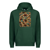 Sports Green western  background Premium Hoodie - RanaPortraitStore