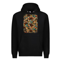 Black western  background Premium Hoodie - RanaPortraitStore