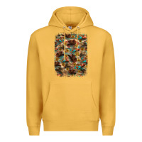 Mustard western  background Premium Hoodie - RanaPortraitStore