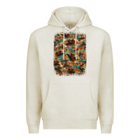 Oatmeal Heather western  background Premium Hoodie - RanaPortraitStore
