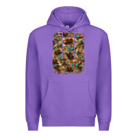 Purple western  background Premium Hoodie - RanaPortraitStore
