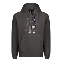 Smoke American akita Premium Hoodie - RanaPortraitStore