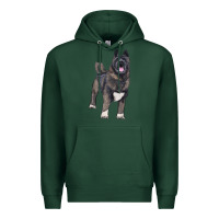 Sports Green American akita Premium Hoodie - RanaPortraitStore