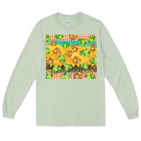 Matcha fall leaf tumbler Long Sleeve Tee - BarkalooDesign