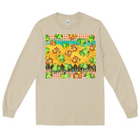 Mushroom fall leaf tumbler Long Sleeve Tee - BarkalooDesign