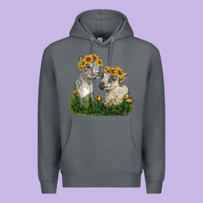 Baby Goats Premium Hoodie Designed By Ranaportraitstore