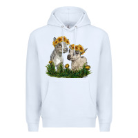 White baby goats Premium Hoodie - RanaPortraitStore