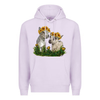 Lilac baby goats Premium Hoodie - RanaPortraitStore