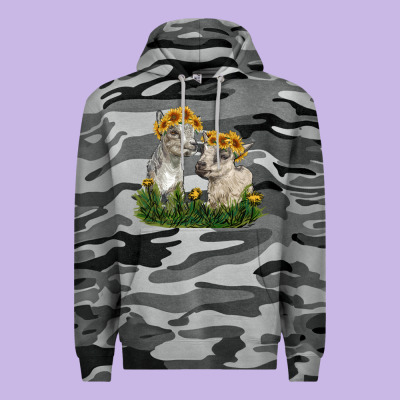 Baby Goats Premium Hoodie Designed By Ranaportraitstore