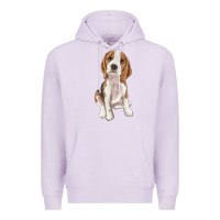 Lilac beagle Premium Hoodie - RanaPortraitStore