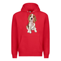 Red beagle Premium Hoodie - RanaPortraitStore