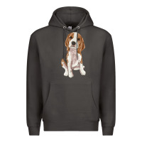 Smoke beagle Premium Hoodie - RanaPortraitStore