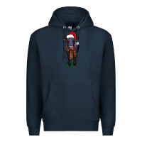 Navy black angus Premium Hoodie - RanaPortraitStore