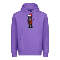 Purple black angus Premium Hoodie - RanaPortraitStore