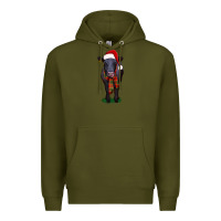 Army Green black angus Premium Hoodie - RanaPortraitStore