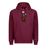 Burgundy black angus Premium Hoodie - RanaPortraitStore