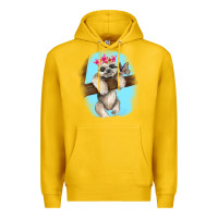 Lemon baby sloth Premium Hoodie - RanaPortraitStore