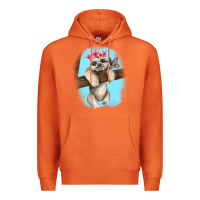 Carrot baby sloth Premium Hoodie - RanaPortraitStore