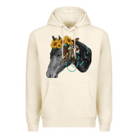 Tofu black and white western horse Premium Hoodie - RanaPortraitStore