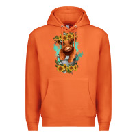 Carrot baby cow in a bucket Premium Hoodie - RanaPortraitStore