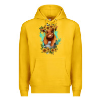 Lemon baby cow in a bucket Premium Hoodie - RanaPortraitStore