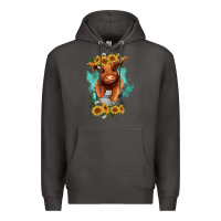 Smoke baby cow in a bucket Premium Hoodie - RanaPortraitStore
