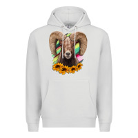 Dove Grey bighorn sheep Premium Hoodie - RanaPortraitStore