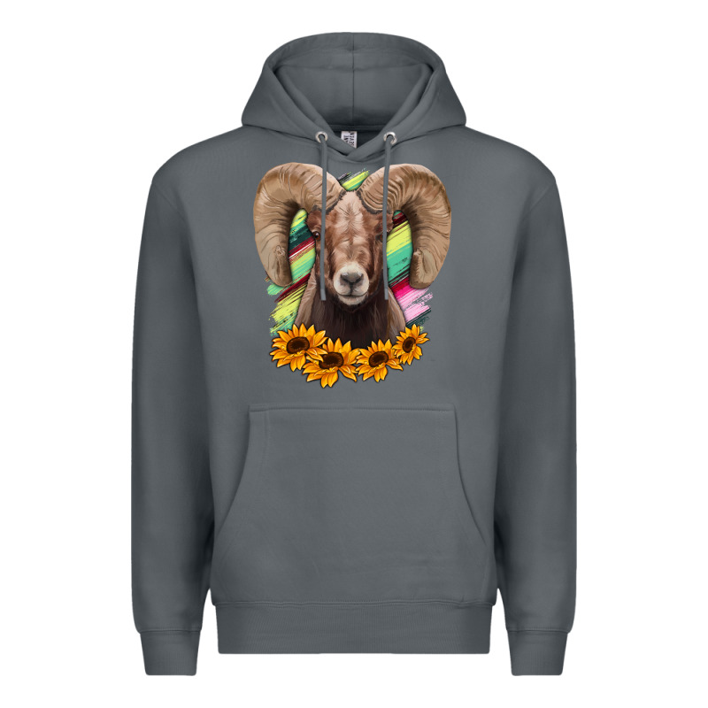 Bighorn Sheep Premium Hoodie by RanaPortraitStore | Teevron