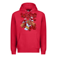Cardinal red sneaker girl afro woman Premium Hoodie - RanaPortraitStore