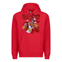 Red red sneaker girl afro woman Premium Hoodie - RanaPortraitStore