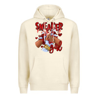 Sandshell red sneaker girl afro woman Premium Hoodie - RanaPortraitStore