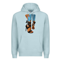 Blue Mist black heels black fashion girl Premium Hoodie - RanaPortraitStore