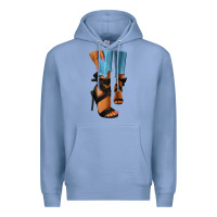 Colony Blue black heels black fashion girl Premium Hoodie - RanaPortraitStore