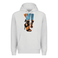 Dove Grey black heels black fashion girl Premium Hoodie - RanaPortraitStore
