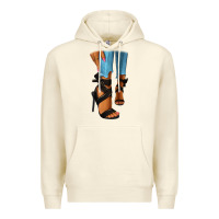 Sandshell black heels black fashion girl Premium Hoodie - RanaPortraitStore
