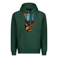 Sports Green black heels black fashion girl Premium Hoodie - RanaPortraitStore