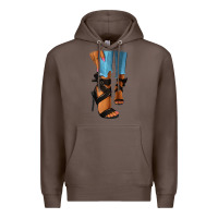 Coffee black heels black fashion girl Premium Hoodie - RanaPortraitStore