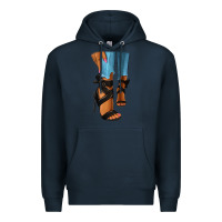 Navy black heels black fashion girl Premium Hoodie - RanaPortraitStore