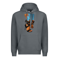 Rock black heels black fashion girl Premium Hoodie - RanaPortraitStore