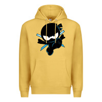 Antique Gold ninja kid Premium Hoodie - Unal Design