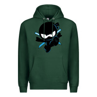 Sports Green ninja kid Premium Hoodie - Unal Design
