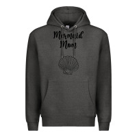 Charcoal Heather Mermaid mom Premium Hoodie - Unal Design